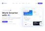 create modern ai saas landing pages